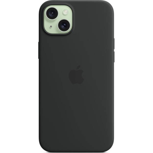 Apple iPhone 15 Plus Silicone Case with MagSafe black
