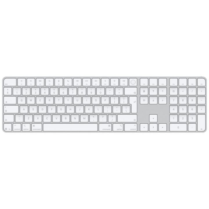 Klawiatura Apple Magic Keyboard z Touch ID i polem numerycznym biała MXK73Z/A