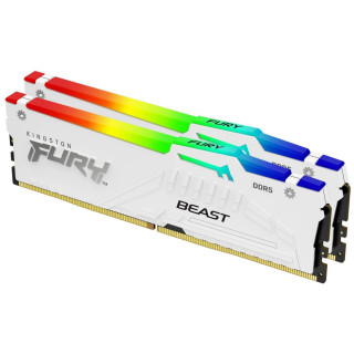 Pamięć - Kingston Fury Beast White RGB EXPO 64GB [2x32GB 6000MHz DDR5 CL30 DIMM]