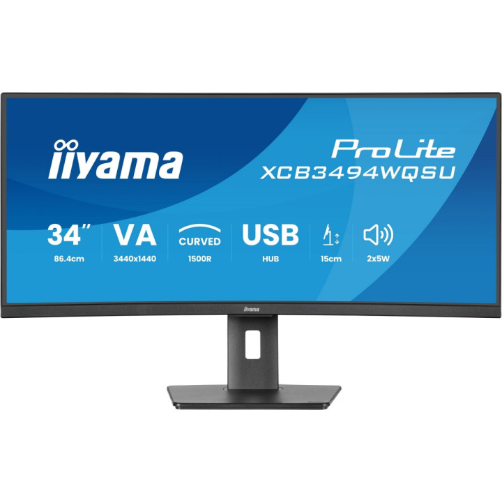 iiyama ProLite XCB3494WQSU-B1 - 34'' UWQHD | VA | 0.4ms | 120Hz