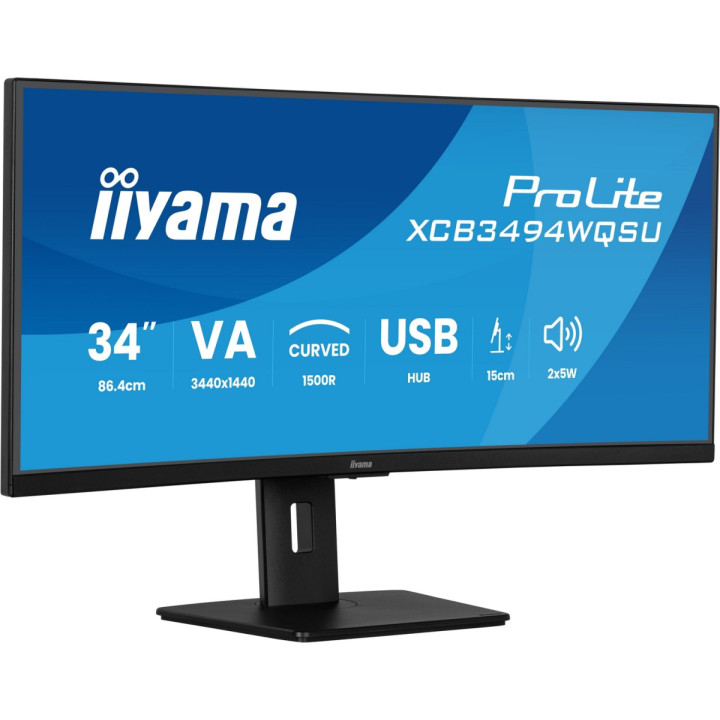 iiyama ProLite XCB3494WQSU-B1 - 34'' UWQHD | VA | 0.4ms | 120Hz