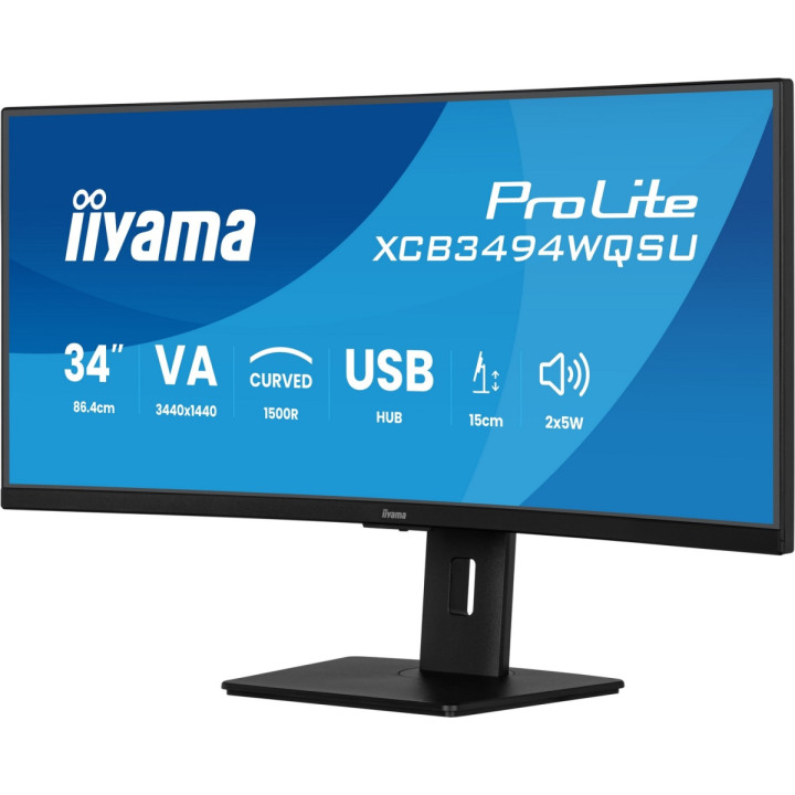 iiyama ProLite XCB3494WQSU-B1 - 34'' UWQHD | VA | 0.4ms | 120Hz