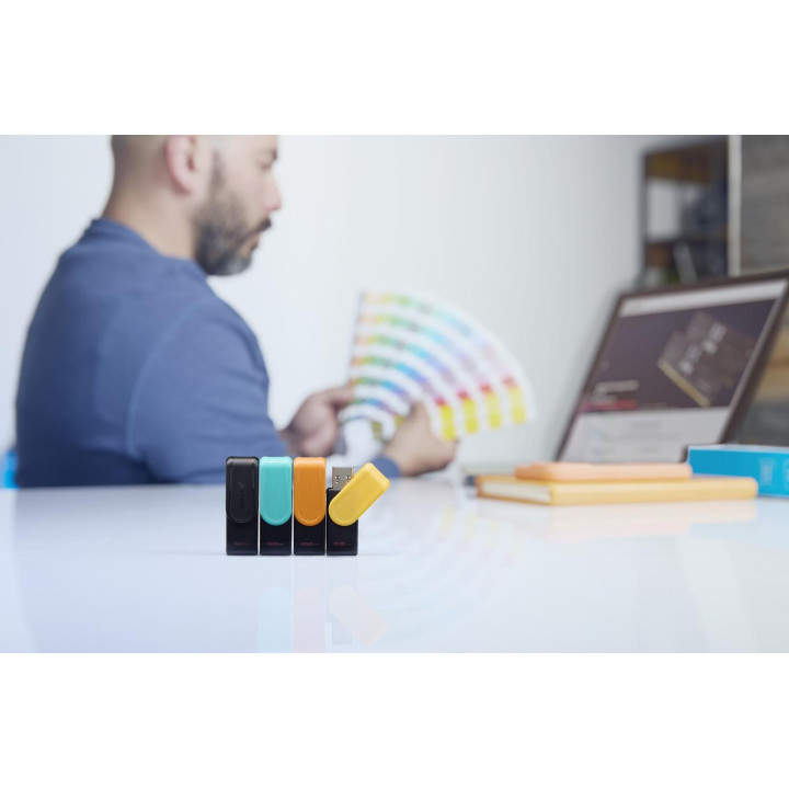 Kingston 256GB USB 3.2 Gen 1 DataTraveler Exodia S (Czarny + Pomarańczowy)