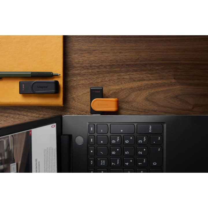 Kingston 256GB USB 3.2 Gen 1 DataTraveler Exodia S (Czarny + Pomarańczowy)