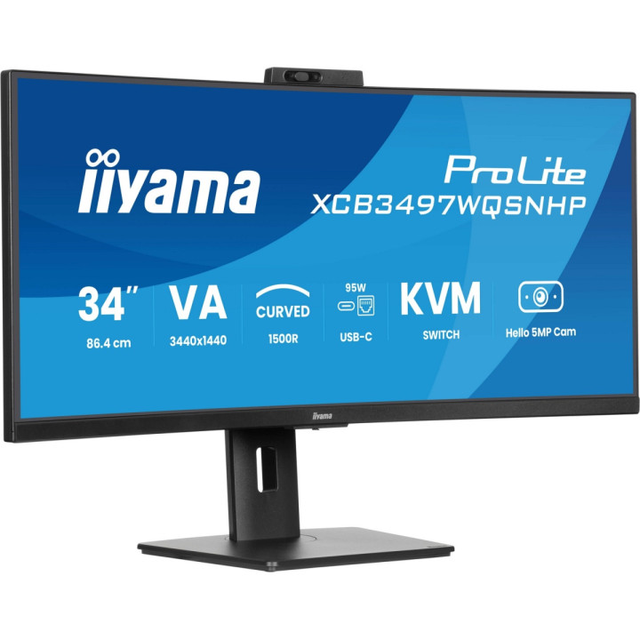 iiyama ProLite XCB3497WQSNPH-B1 - 120Hz | UWQHD | 34'' | VA | 0,4ms