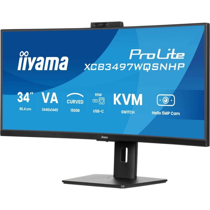 iiyama ProLite XCB3497WQSNPH-B1 - 120Hz | UWQHD | 34'' | VA | 0,4ms