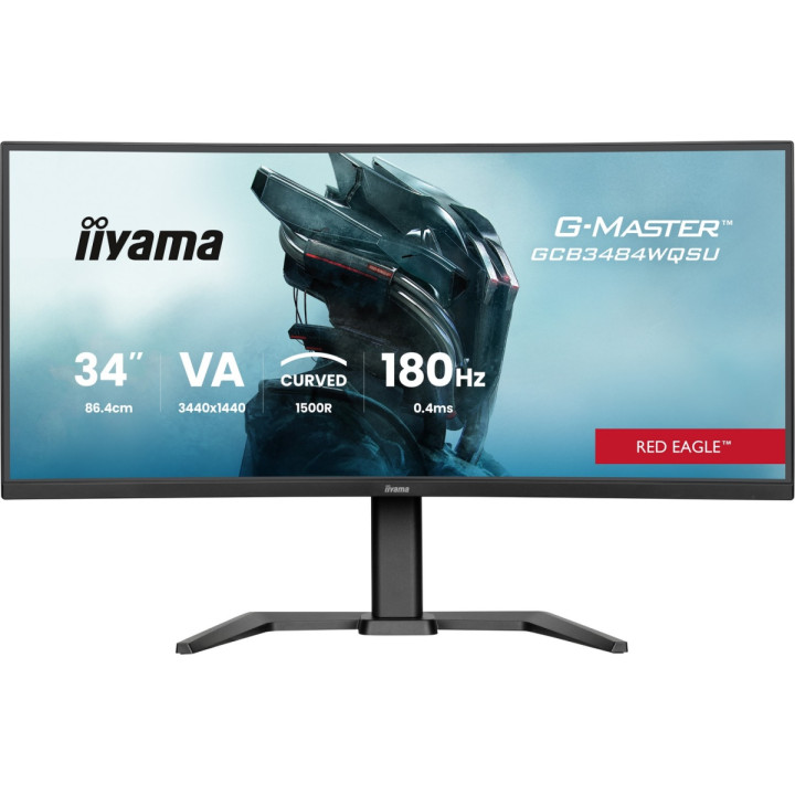 iiyama G-Master GCB3484WQSU-B1 Red Eagle - 180Hz | UWQHD | 34'' | VA | 0,4ms