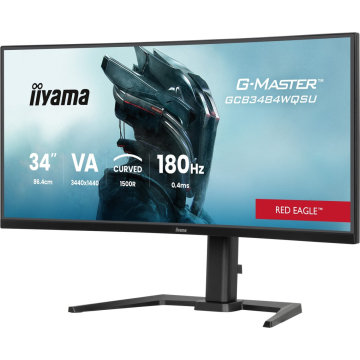 iiyama G-Master GCB3484WQSU-B1 Red Eagle - 180Hz | UWQHD | 34'' | VA | 0,4ms