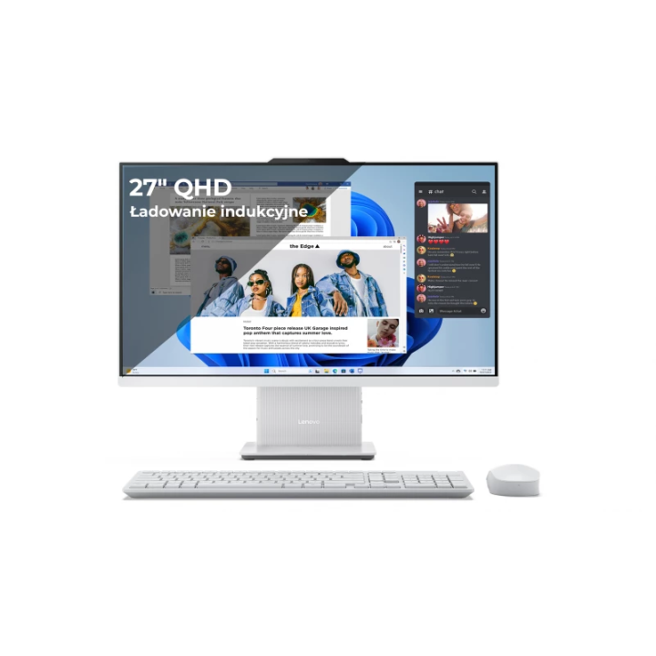 Lenovo IdeaCentre AIO 3 27 - Core i5-13420H | 27''-FHD-99% sRGB | 16GB | 512GB | Indukcja | Win11Home | Cloud Grey
