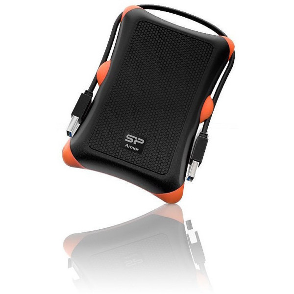 Dysk zewnętrzny Silicon Power Armor A30 2TB 2.5 USB 3.2 5400 obr/min Orange-Black (SP020TBPHDA30S3K)