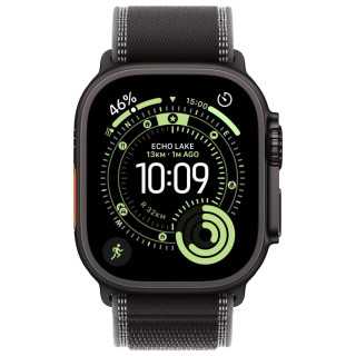 Apple Watch Ultra 3 GPS + Cellular 49mm Black Titanium Case | Black Trail Loop - M/L