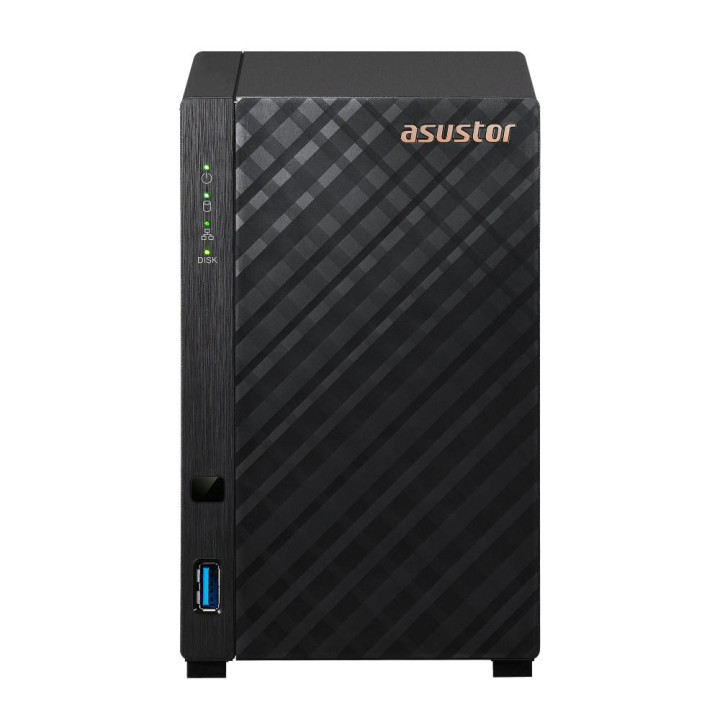 NAS Asustor AS1102TL; Tower; 2x (3.5  SATA HDD); Realtek RTD1619B ; 1GB DDR4  1x 1GbE   1x USB 3.2  1x USB 2.0