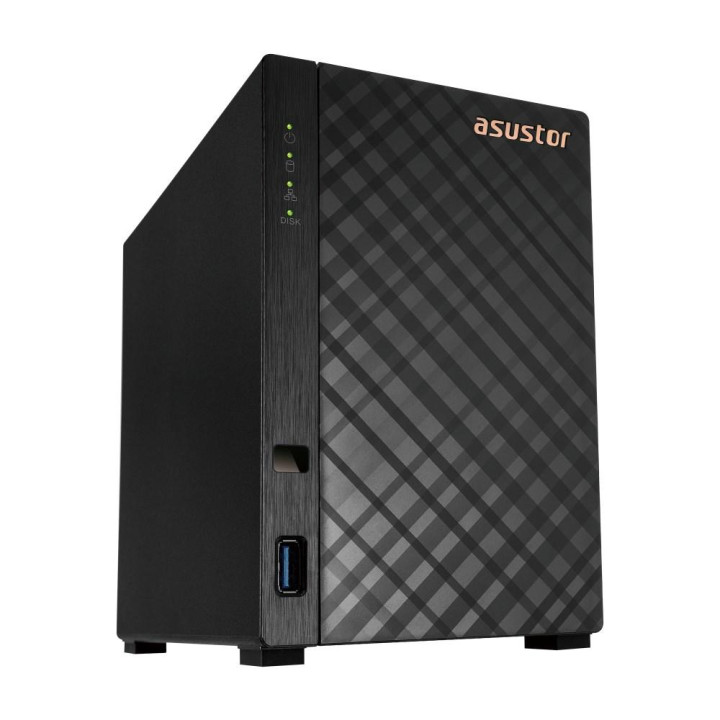 NAS Asustor AS1102TL; Tower; 2x (3.5  SATA HDD); Realtek RTD1619B ; 1GB DDR4  1x 1GbE   1x USB 3.2  1x USB 2.0