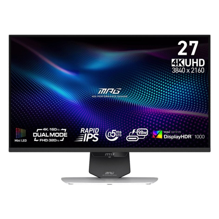 MSI MPG 274URDFW E16M - 320Hz Full HD | 160Hz 4K | Rapid IPS | 27''
