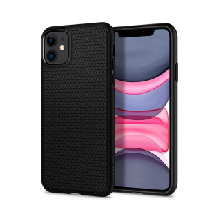 Spigen Liquid Air iPhone 11 czarny mat