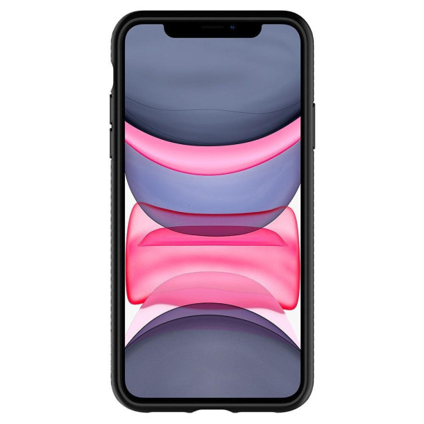 Spigen Liquid Air iPhone 11 czarny mat