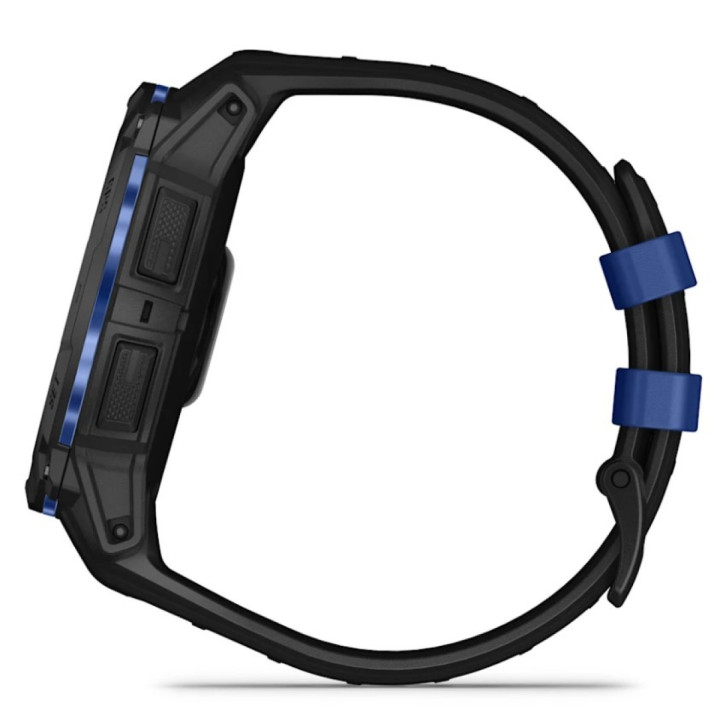 Garmin Instinct 3 AMOLED 50mm czarny z paskiem w kolorze black / bolt blue