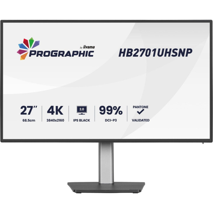 iiyama ProGraphic HB2701UHSNP-B1 - IPS | 4K | USB-C PW96W | 27''