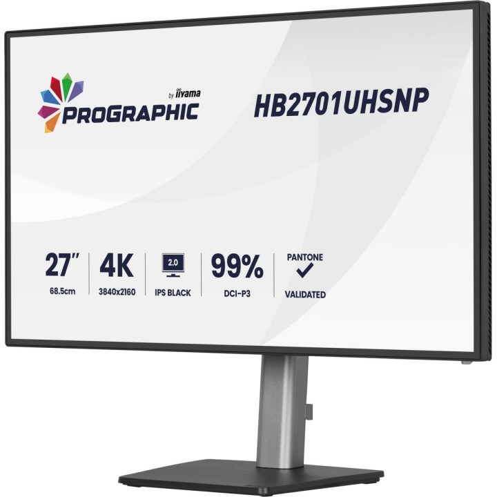 iiyama ProGraphic HB2701UHSNP-B1 - IPS | 4K | USB-C PW96W | 27''