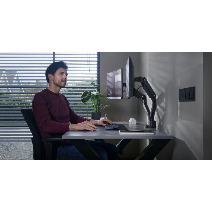 One For All DM4210 Uniwersalny uchwyt do monitora ARM, SMART, DUAL, czarny, 2x 13''-35'' 10kg