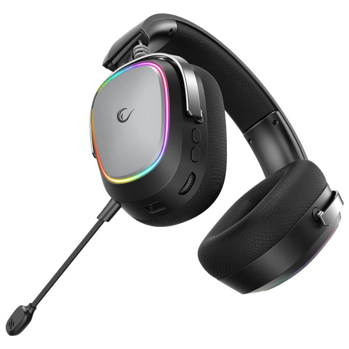 Słuchawki - Rampage RETSU BT 2.4G RGB czarne