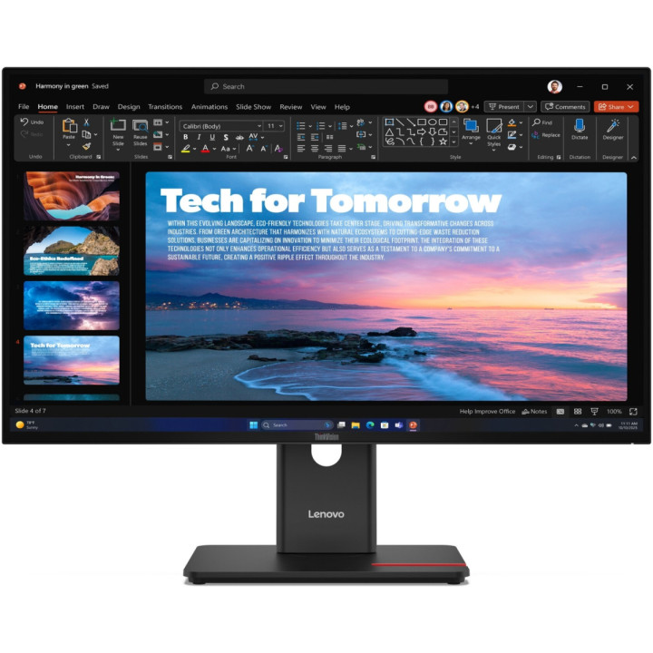 Lenovo ThinkVision T27QD-40 (27'')2K QHD HDMI/DP/USB-C/DOC