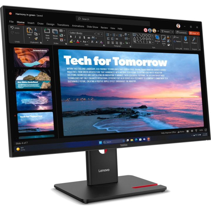 Lenovo ThinkVision T27QD-40 (27'')2K QHD HDMI/DP/USB-C/DOC