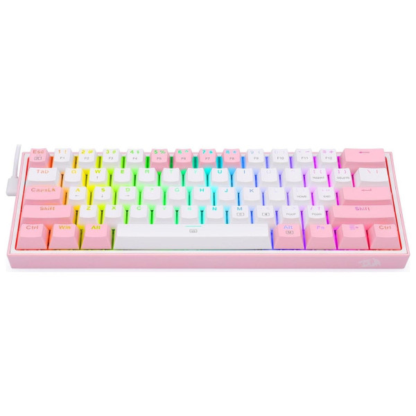 Redragon K617 Fizz RGB white/pink