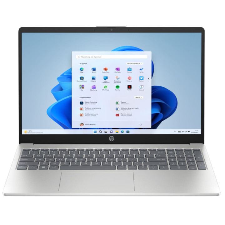 Laptop HP 15 - Ryzen 7 5825U | 15,6'' | 16GB | 512GB | W11H | Srebrny
