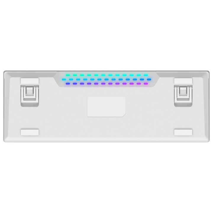 Rampage Klawiatura mechaniczna gamingowa Radiant K11 60% RGB Blue Switch, biała