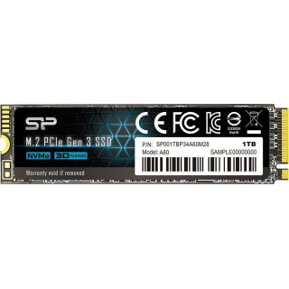 Dysk twardy Silicon Power P34A60 M.2 NVMe PCIe 1TB (SP001TBP34A60M28)