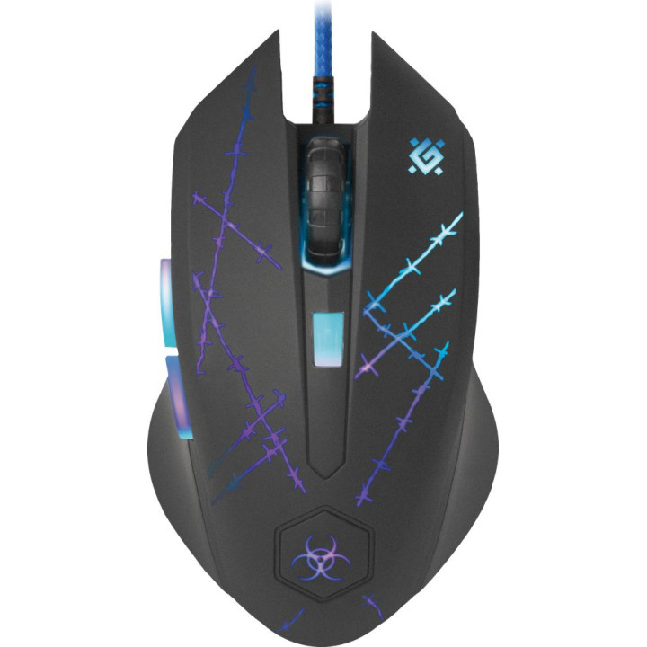 DEFENDER MYSZ PRZEWODOWA FORCED GM-020L 800/1800/2400/3200 DPI 6P + PODKŁADKA + GRA 52020