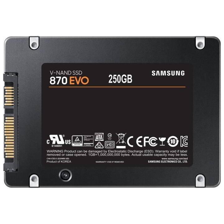 Dysk SSD Samsung 870 EVO MZ-77E250B 250GB SATA