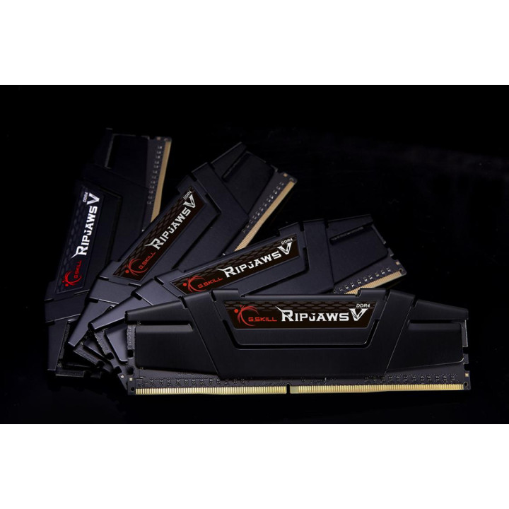 Pamięć - G.SKILL Ripjaws V Black 32GB [4x8GB 3200MHz DDR4 CL16 XMP2.0 DIMM]