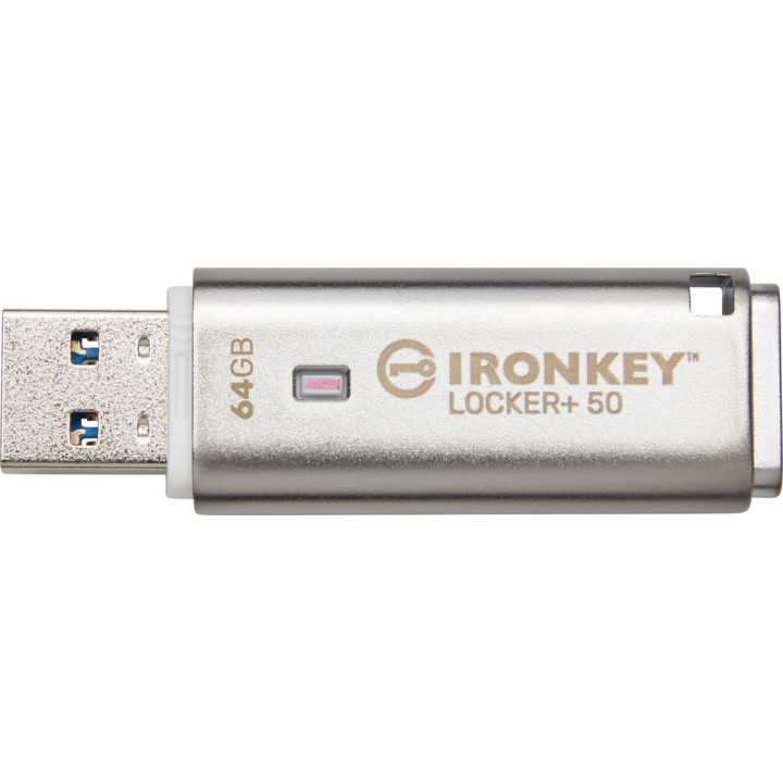 Kingston IronKey Locker+ 50 64GB USB 3.0