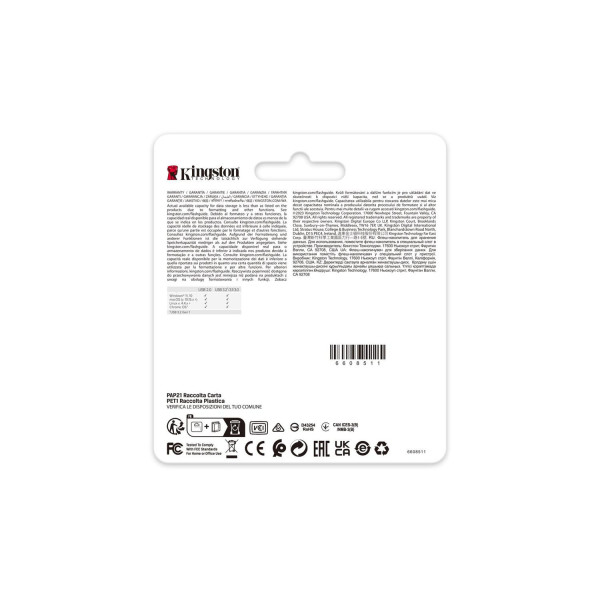 KINGSTON FLASH 256GB USB3.2 Gen.1 DataTraveler