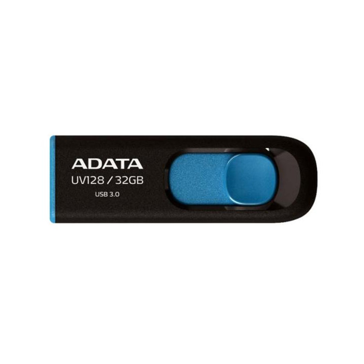 ADATA DashDrive UV128 128GB USB3.0 Black-Blue