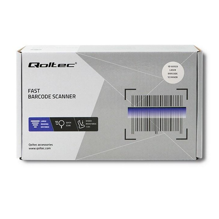 Skaner kodów kreskowych Qoltec 50860