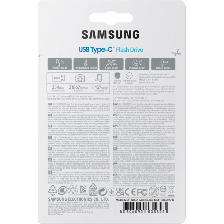 Samsung 128GB Type C USB-C 400MB/s