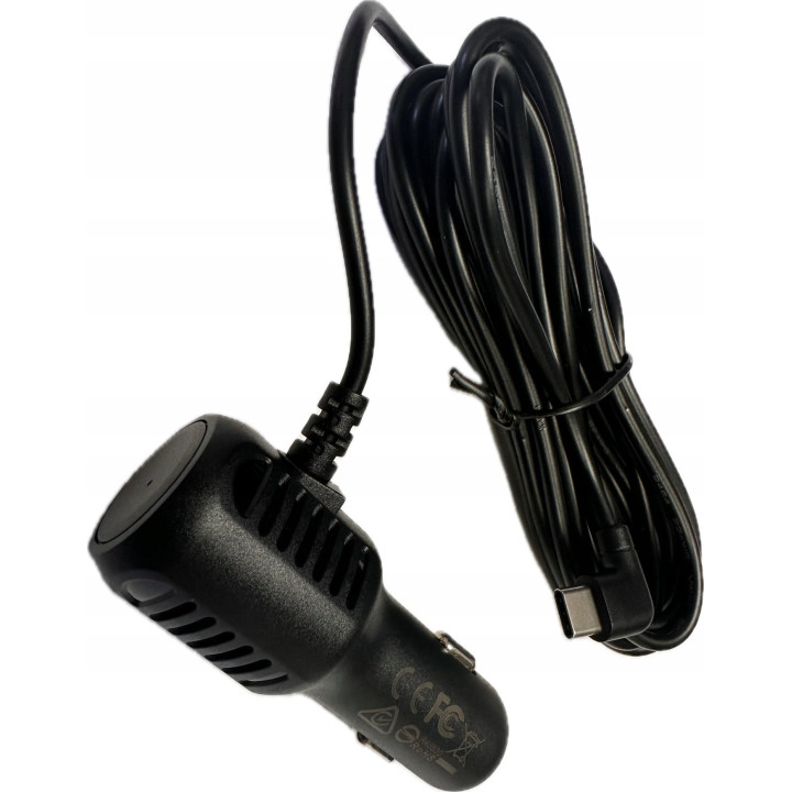 Zasilacz samochodowy USB C [końcówka 90 stopni, 2-amperowy]