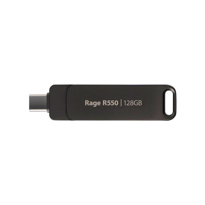 Patriot Rage R550 128GB Dual USB A+C  Alu  100MBs