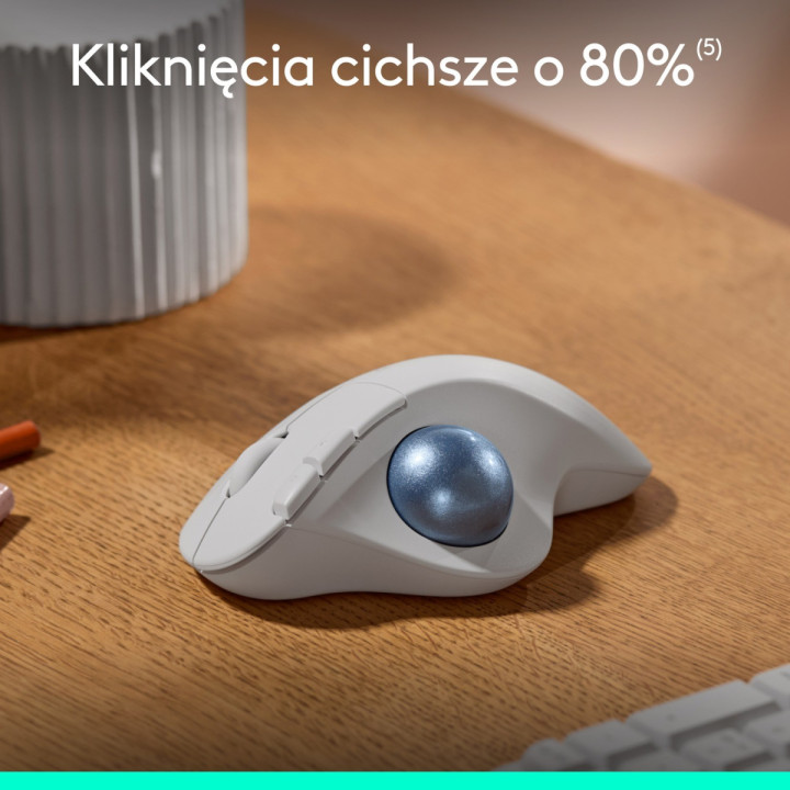 Logitech M575S Biały