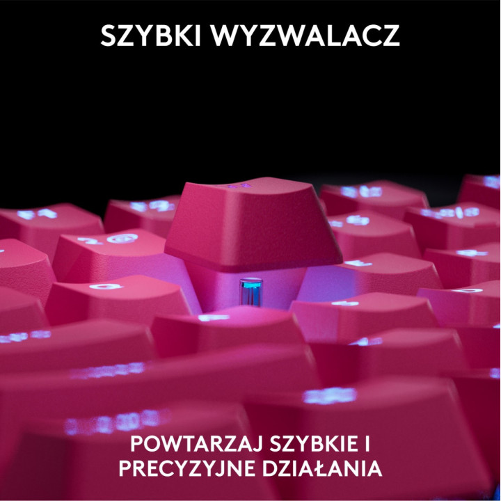 Logitech G Pro X TKL Rapid Magenta