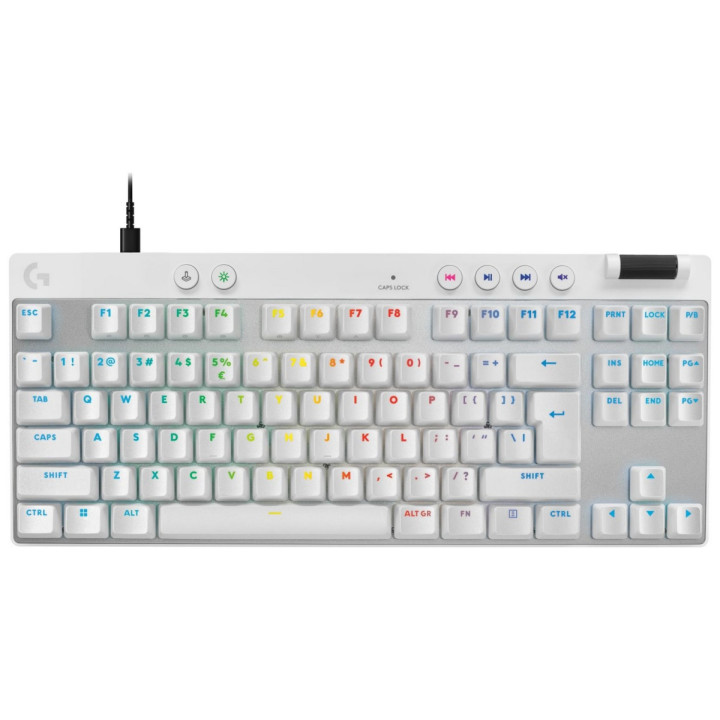 Logitech G Pro X TKL Rapid White
