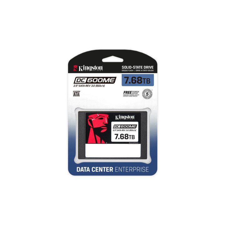 Dysk SSD Kingston DC600ME 7.68TB SATA 2.5  SEDC600ME/7680G (DWPD 1) TCG