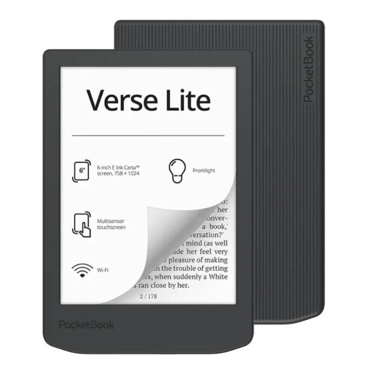 Ebook PocketBook Verse Lite 619 6  E-Ink Carta 8GB Wi-Fi Gray