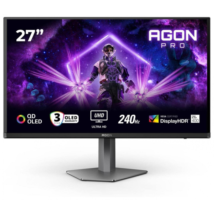 AOC AGON PRO AG276UZD - 240Hz | 4K | 26.5'' | QD-OLED | 0.03ms