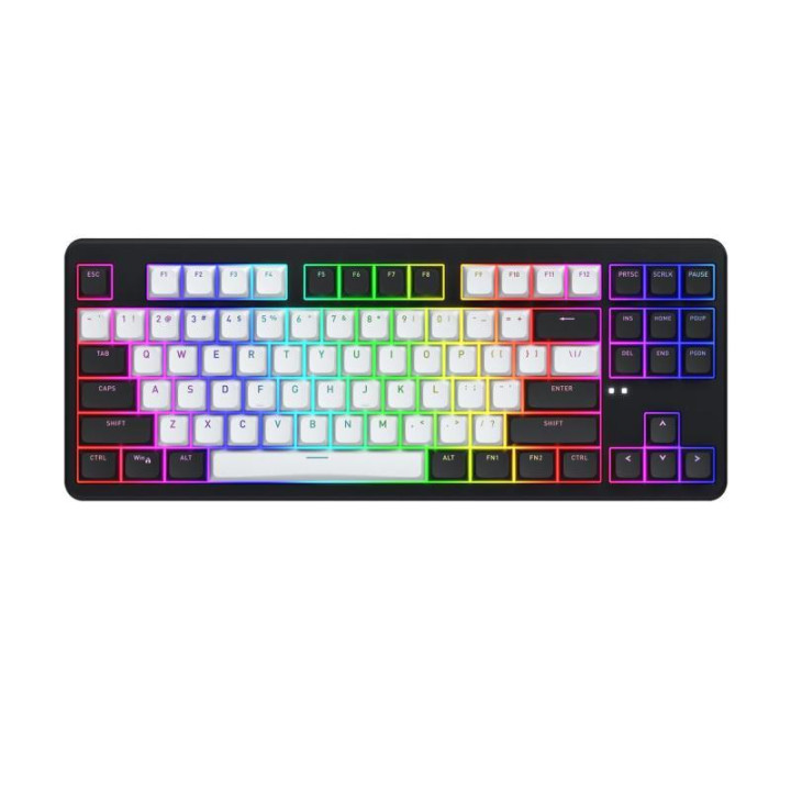 Klawiatura dla graczy Hator Rockfall 3 TKL Wireless mechaniczna czarna (klawisze czarno-białe)