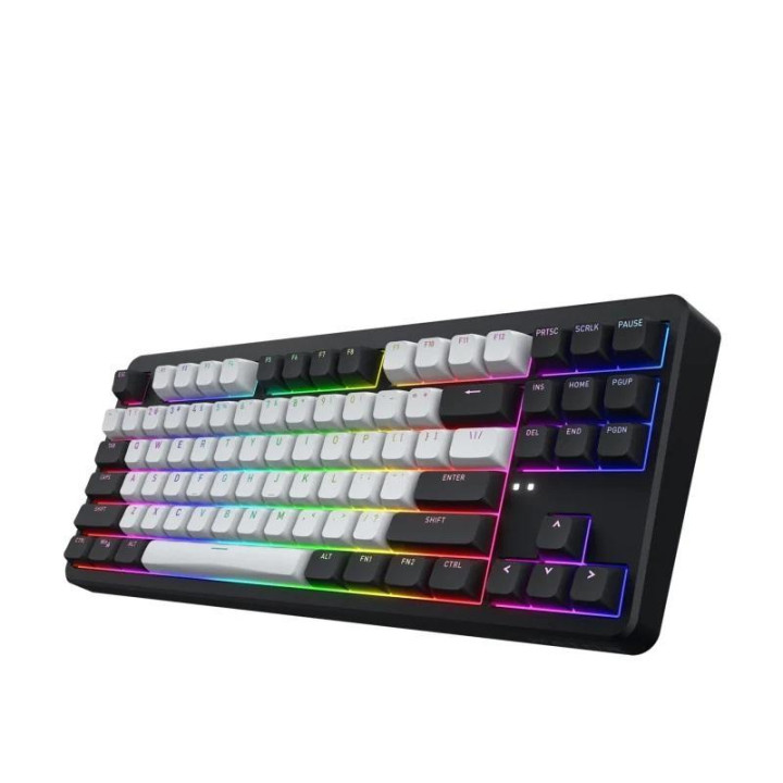 Klawiatura dla graczy Hator Rockfall 3 TKL Wireless mechaniczna czarna (klawisze czarno-białe)