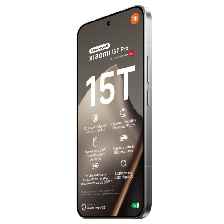 Smartfon Xiaomi 15T Pro 12/512GB Gray